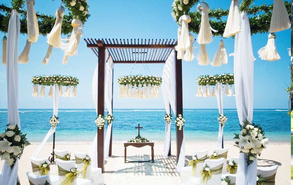巴厘岛瑞吉海滩婚礼