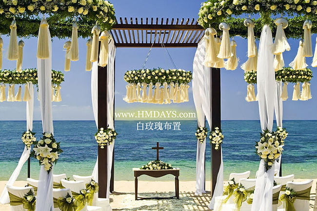  瑞吉沙滩婚礼