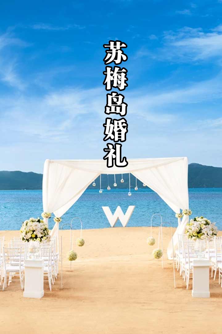 苏梅岛沙滩婚礼 samui wedding
