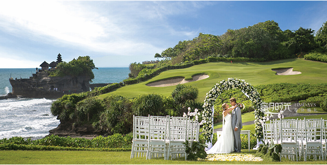 巴厘岛婚礼海神海景婚礼