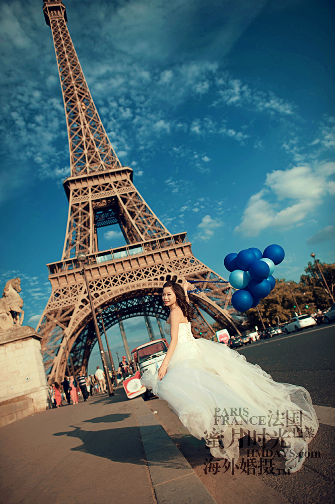 法国巴黎市区一日拍摄|法国巴黎婚纱摄影|海外婚礼