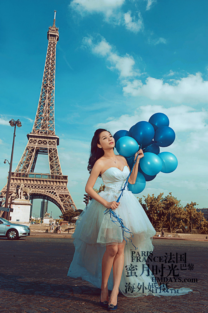 法国巴黎市区一日拍摄|巴黎婚纱照|海外婚礼