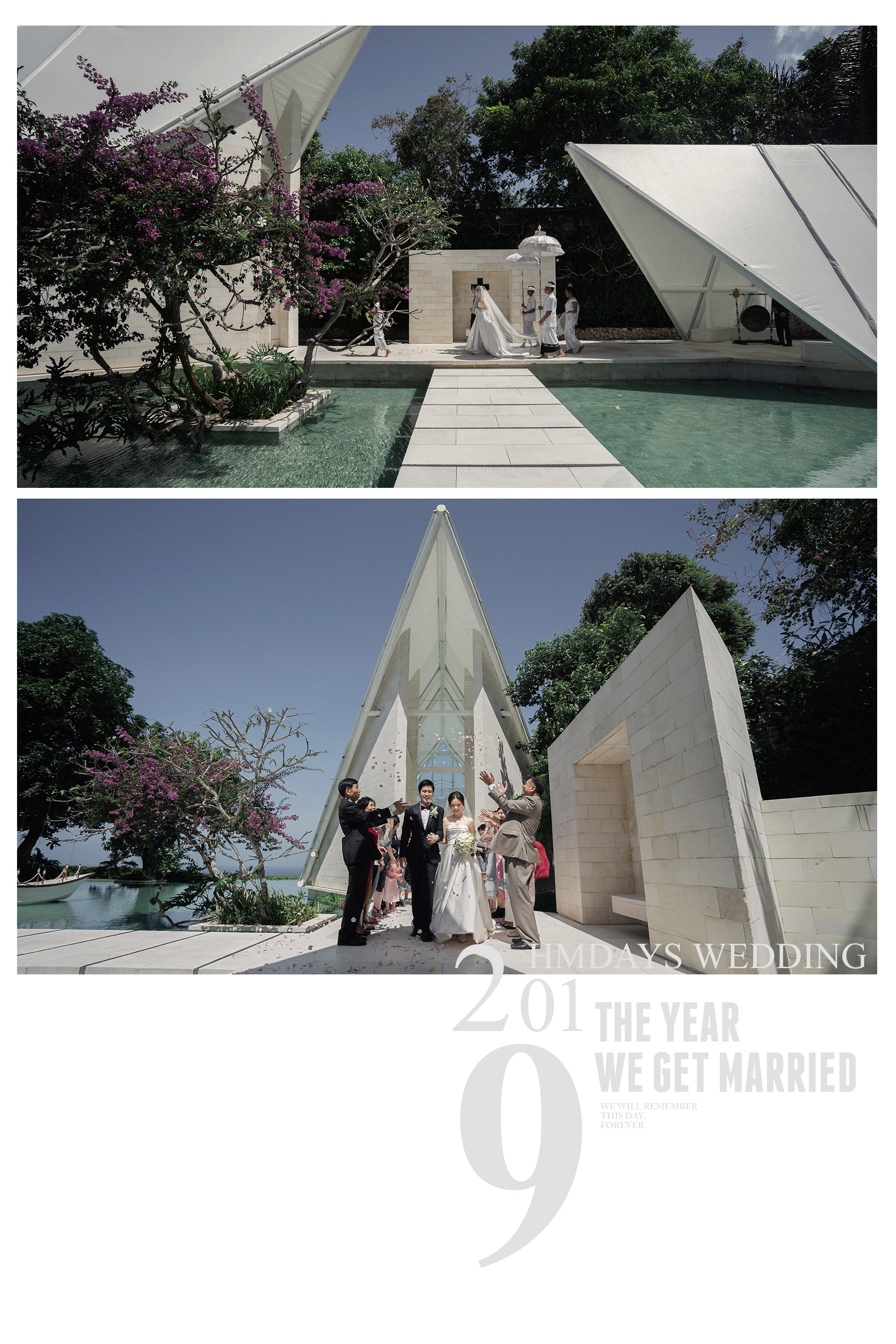 巴厘岛水之教堂||海外婚礼