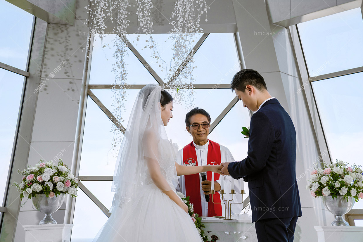 巴厘岛珍珠教堂婚礼||海外婚礼