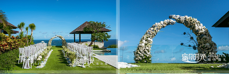 巴厘岛高端婚礼布置案例照片THE UNGASAN