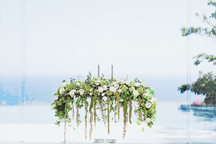 巴厘岛水之教堂婚礼升级定制婚礼或晚宴布置